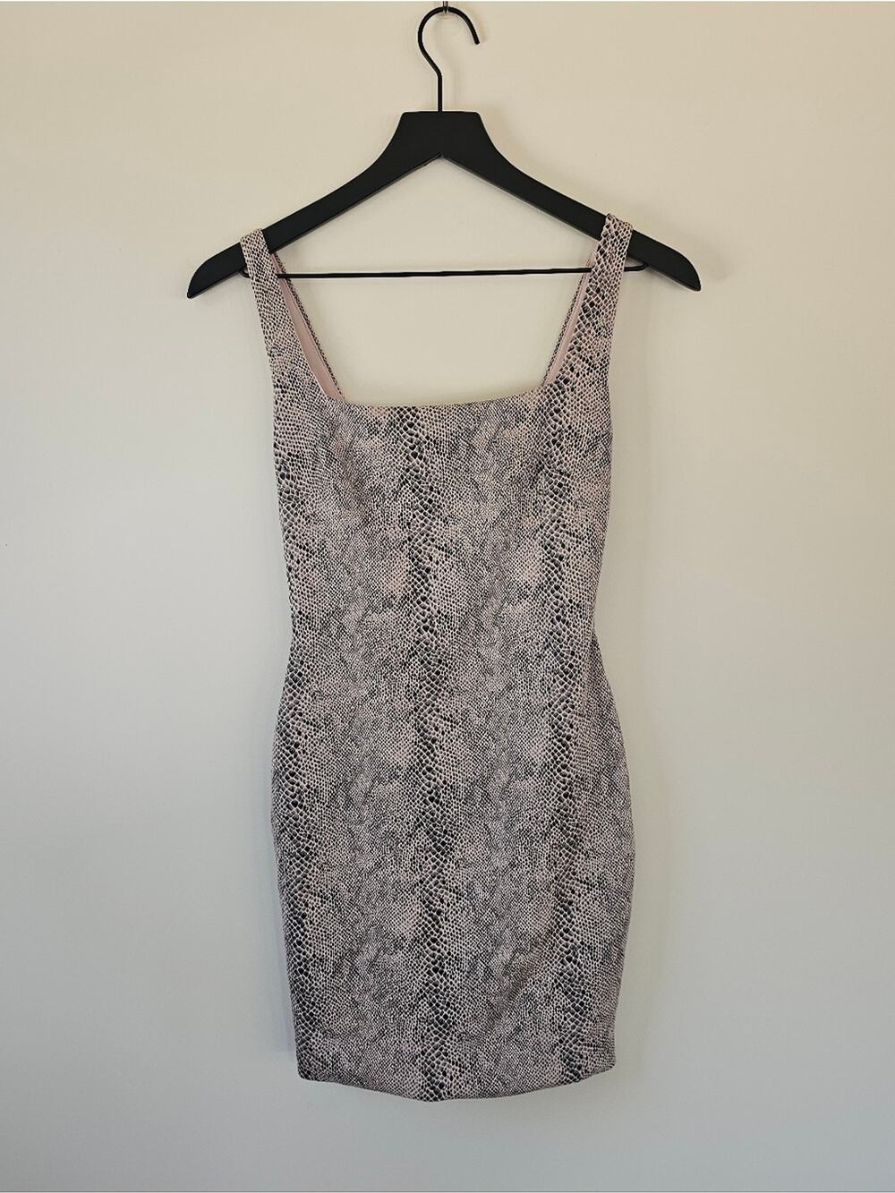 Nookie Snake-Print Mini Bodycon Dress
